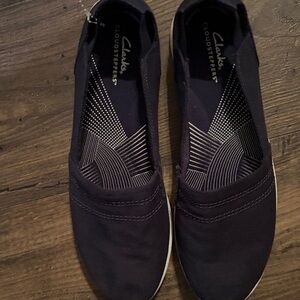 Clarks Cloudsteppers Dark Blue Slip-Ons size 12